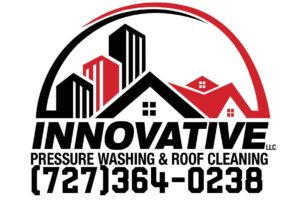 Innovative Pressure Washing and Roof Cleaning Logo with business number